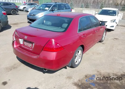 2007 Honda Accord 2.4 Ex из США, поврежденный, VIN 1HGCM56857A105649
